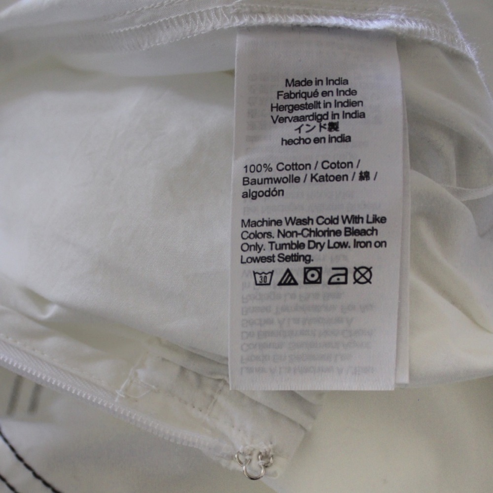 J.Crew NWT Bloggers Favorite Contrast-Stitch Midi Skirt in size 4 27 White - Picture 12 of 12